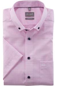 OLYMP Luxor Comfort Fit Hemd rose, Kariert