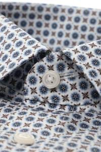 OLYMP Luxor Comfort Fit Hemd marine, Bedruckt