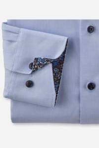 OLYMP Luxor Comfort Fit Hemd bleu, Einfarbig