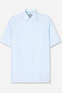 OLYMP Luxor Comfort Fit Hemd bleu, Bedruckt