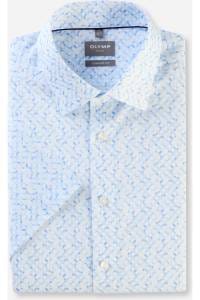 OLYMP Luxor Comfort Fit Hemd bleu, Bedruckt