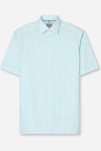OLYMP Luxor Comfort Fit Hemd mint, Bedruckt