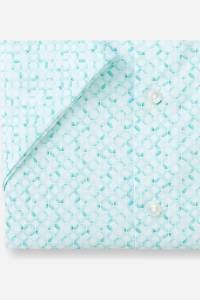 OLYMP Luxor Comfort Fit Hemd mint, Bedruckt