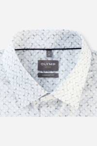 OLYMP Luxor Comfort Fit Hemd oliv, Bedruckt