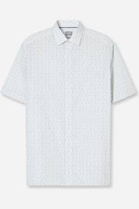 OLYMP Luxor Comfort Fit Hemd oliv, Bedruckt