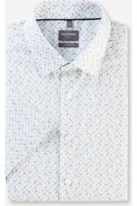 OLYMP Luxor Comfort Fit Hemd oliv, Bedruckt