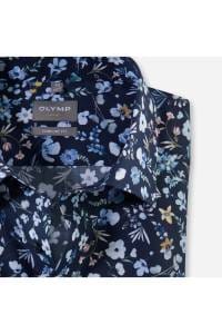 OLYMP Luxor Comfort Fit Hemd marine, Bedruckt