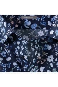 OLYMP Luxor Comfort Fit Hemd marine, Bedruckt