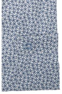 OLYMP Luxor Comfort Fit Hemd blau, Bedruckt
