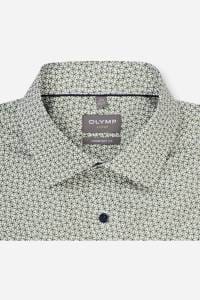 OLYMP Luxor Comfort Fit Hemd grün, Bedruckt