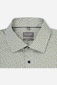 OLYMP Luxor Comfort Fit Hemd grün, Bedruckt