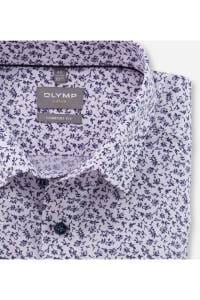 OLYMP Luxor Comfort Fit Hemd rose, Gemustert