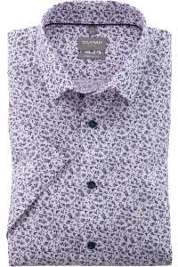 OLYMP Luxor Comfort Fit Hemd rose, Gemustert