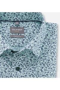 OLYMP Luxor Comfort Fit Hemd hellgrün, Gemustert
