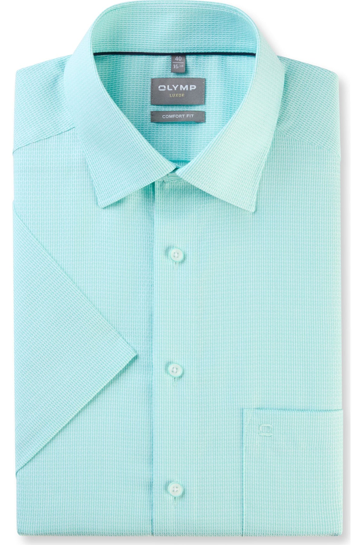 OLYMP Luxor Comfort Fit Hemd mint, Faux-uni