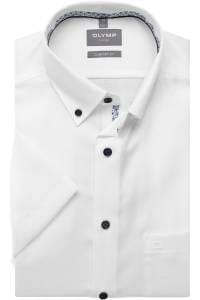 OLYMP Luxor Comfort Fit Hemd weiss, Faux-uni