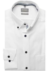 OLYMP Luxor Comfort Fit Hemd weiss, Faux-uni