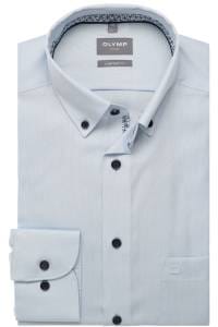 OLYMP Luxor Comfort Fit Hemd bleu, Einfarbig