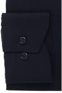 OLYMP Luxor Comfort Fit Hemd marine, Einfarbig