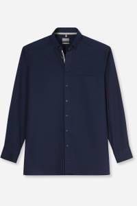 OLYMP Luxor Comfort Fit Hemd marine, Einfarbig