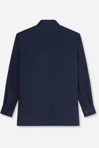 OLYMP Luxor Comfort Fit Hemd marine, Einfarbig