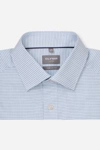OLYMP Luxor Comfort Fit Hemd bleu, Faux-uni