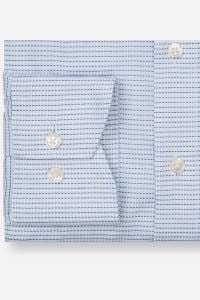 OLYMP Luxor Comfort Fit Hemd bleu, Faux-uni