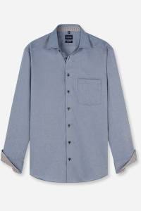 OLYMP Luxor Comfort Fit Hemd marine, Faux-uni