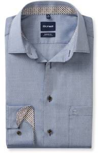 OLYMP Luxor Comfort Fit Hemd marine, Faux-uni
