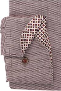 OLYMP Luxor Comfort Fit Hemd bordeaux, Faux-uni