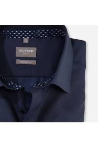 OLYMP Luxor Comfort Fit Hemd nachtblau, Faux-uni