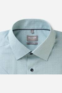 OLYMP Luxor Comfort Fit Hemd grün, Bedruckt