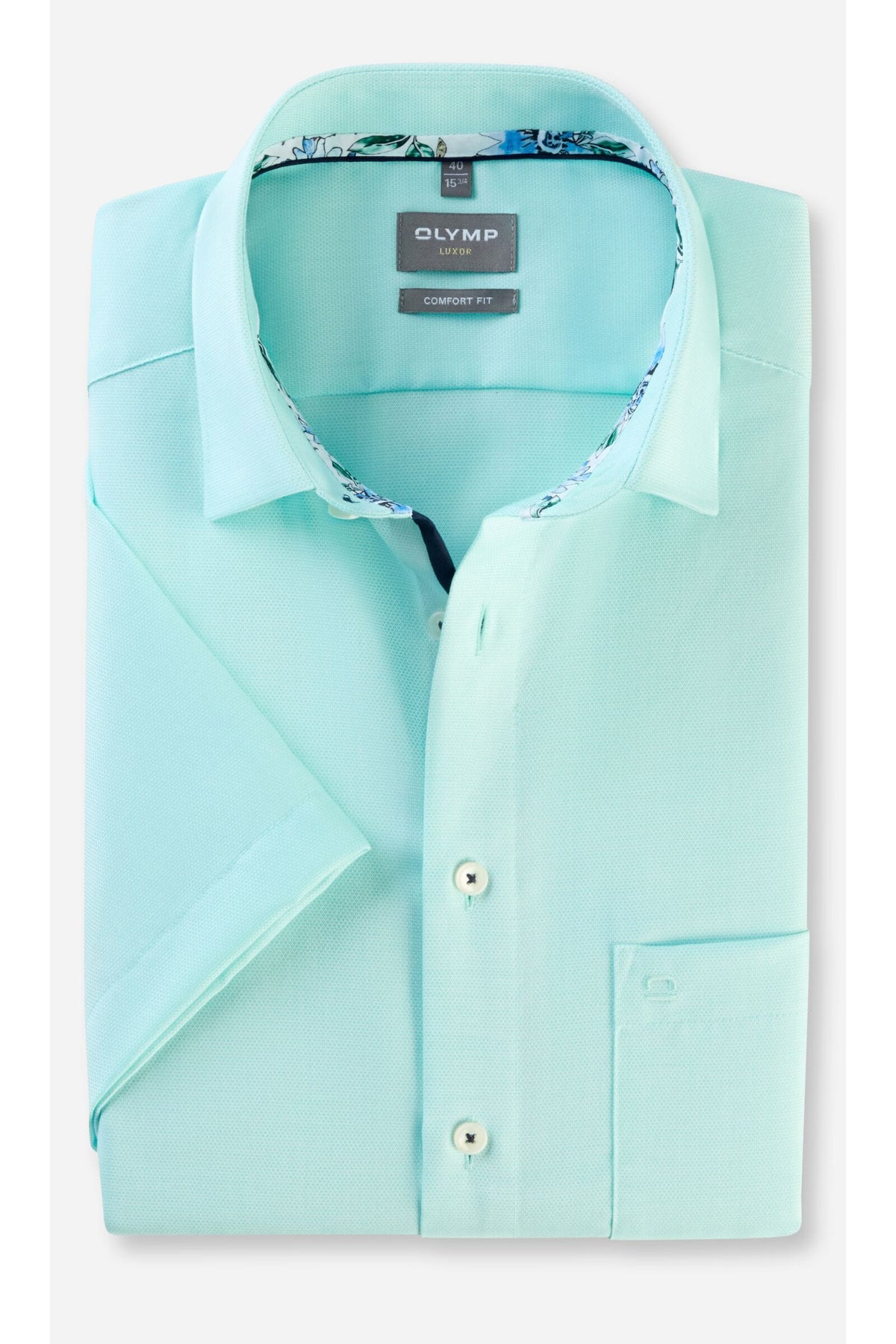 OLYMP Luxor Comfort Fit Hemd mint, Faux-uni