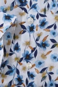 OLYMP Luxor Comfort Fit Hemd weiss, Bedruckt