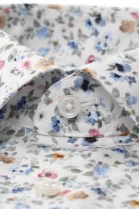 OLYMP Luxor Comfort Fit Hemd weiss, Bedruckt