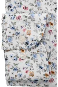 OLYMP Luxor Comfort Fit Hemd weiss, Bedruckt