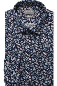 OLYMP Luxor Comfort Fit Hemd marine, Bedruckt