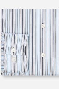 OLYMP Luxor Comfort Fit Hemd blau, Gestreift