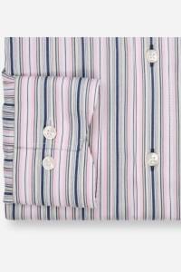OLYMP Luxor Comfort Fit Hemd hellrose, Gestreift