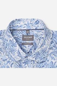 OLYMP Luxor Comfort Fit Hemd bleu, Bedruckt
