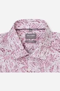 OLYMP Luxor Comfort Fit Hemd mauve, Bedruckt