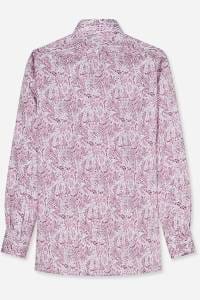 OLYMP Luxor Comfort Fit Hemd mauve, Bedruckt