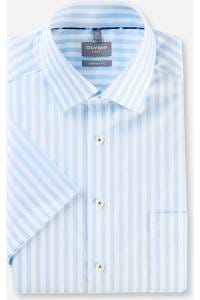 OLYMP Luxor Comfort Fit Hemd bleu, Gestreift