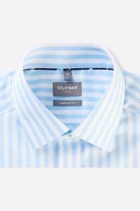 OLYMP Luxor Comfort Fit Hemd bleu, Gestreift