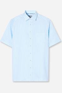 OLYMP Luxor Comfort Fit Hemd bleu, Gestreift