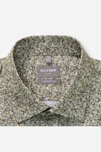 OLYMP Luxor Comfort Fit Hemd grün, Bedruckt