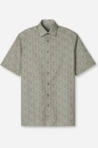 OLYMP Luxor Comfort Fit Hemd grün, Bedruckt