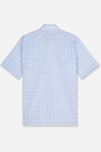 OLYMP Luxor Comfort Fit Hemd bleu, Kariert