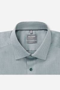 OLYMP Luxor Comfort Fit Hemd dunkelgrün, Faux-uni