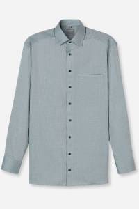 OLYMP Luxor Comfort Fit Hemd dunkelgrün, Faux-uni